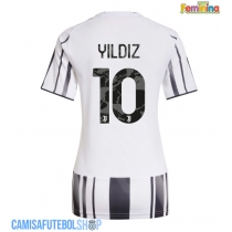 Camisa de time de futebol Juventus Kenan Yildiz #10 Replicas 1º Equipamento Feminina 2025-26 Manga Curta
